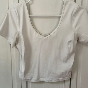 White Lululemon align shirt size 4